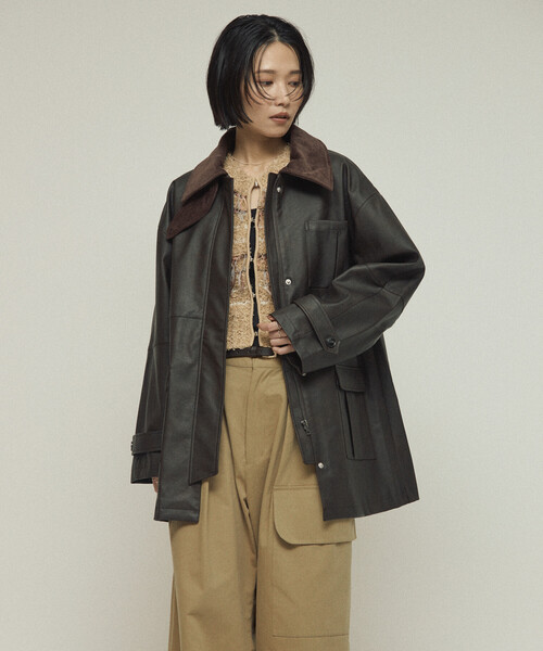 セール】Firsthand/ファーストハンド オーバーサイズ クラッシュ レザ