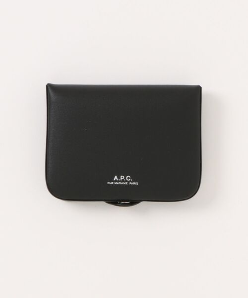 A.P.C.（アーペーセー）の「PORTE-MONNAIE JOSH（財布・メンズ・ブラック/グレー・ONESIZE）」の2枚目の写真