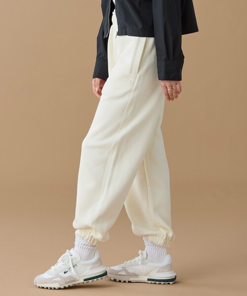 LACOSTE（ラコステ）の「裏パイルスウェットジョガーパンツ（スウェットパンツ・レディース・ブラック/オフホワイト/ダークブラウン・34/38/36/40）」の19枚目の写真