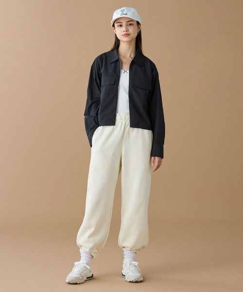 LACOSTE（ラコステ）の「裏パイルスウェットジョガーパンツ（スウェットパンツ・レディース・ブラック/オフホワイト/ダークブラウン・34/38/36/40）」の16枚目の写真