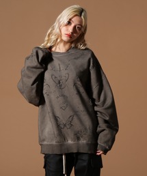 DANKE SCHON（ダンケシェーン）の「DankeSchon/ダンケシェーン/BURN CREWNECK（スウェット）」