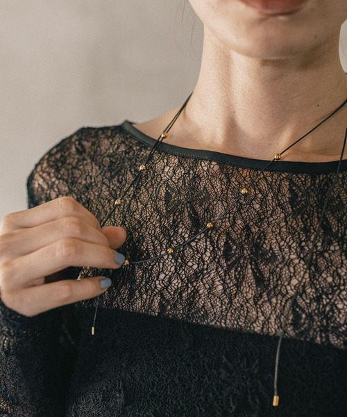 LEPSIM（レプシィム）の「《オフィスライン》コードアソートチョーカー　592450（ネックレス・レディース・シルバー/シルバー系その他/ゴールド系その他/ゴールド・ONE SIZE）」の4枚目の写真