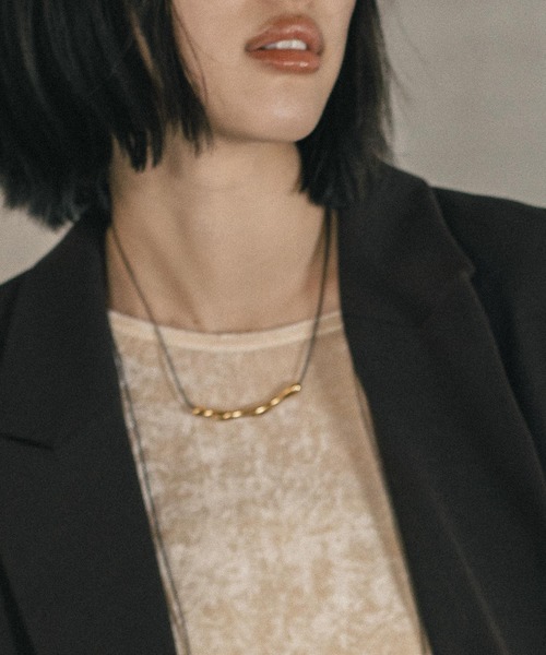 LEPSIM（レプシィム）の「《オフィスライン》コードアソートチョーカー　592450（ネックレス・レディース・シルバー/シルバー系その他/ゴールド系その他/ゴールド・ONE SIZE）」の9枚目の写真