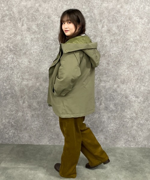 GEVS.（ジェイヴィス）の「ハーフジップポロニット＜大きいサイズ有＞GEVS.（ニット/セーター・レディース・ブラック系/ネイビー系・L/M/5L/4L/3L/LL）」の4枚目の写真