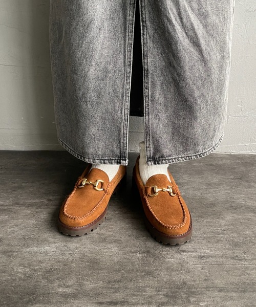 ARTESANOS/アルテサノス] 別注 スエード ビットローファー（その他