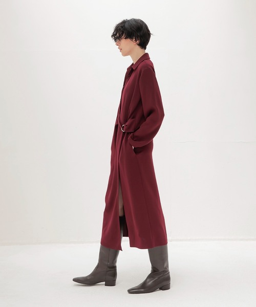 DRESSLAVE(ドレスレイブ)の「TA cachecoeur like dress(カシュクールライクドレス)(ワンピース・レディース・ネイビー/バーガンディー・38)」の3枚目の写真