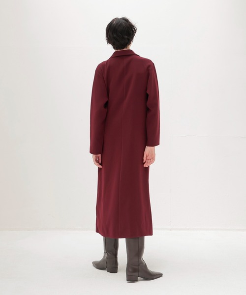 DRESSLAVE(ドレスレイブ)の「TA cachecoeur like dress(カシュクールライクドレス)(ワンピース・レディース・ネイビー/バーガンディー・38)」の4枚目の写真