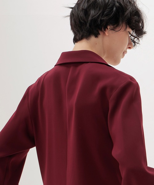 DRESSLAVE(ドレスレイブ)の「TA cachecoeur like dress(カシュクールライクドレス)(ワンピース・レディース・ネイビー/バーガンディー・38)」の10枚目の写真