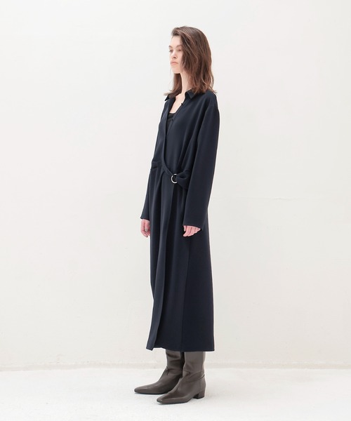 DRESSLAVE(ドレスレイブ)の「TA cachecoeur like dress(カシュクールライクドレス)(ワンピース・レディース・ネイビー/バーガンディー・38)」の14枚目の写真