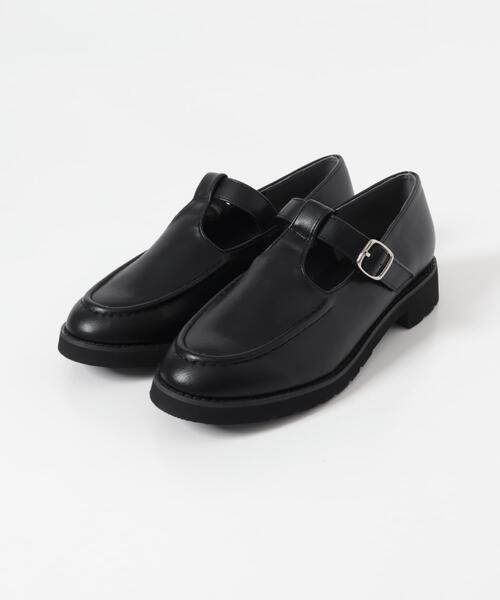 Tストラップローファー Tストラップ ローファー