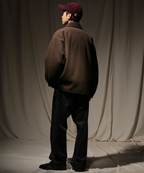 niko and...（ニコアンド）の「ウーリーテックハンティングブルゾン（ブルゾン・メンズ・チャコール/ブラウン/スモーク/オリーブ・MEDIUM/LARGE）」の20枚目の写真