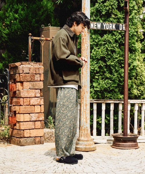 niko and...（ニコアンド）の「ウーリーテックハンティングブルゾン（ブルゾン・メンズ・チャコール/ブラウン/スモーク/オリーブ・MEDIUM/LARGE）」の14枚目の写真