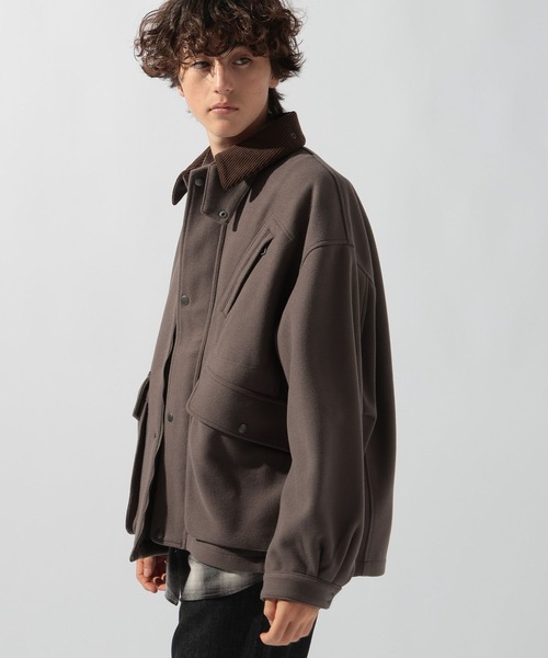 noaさん専用niko and…ウーリーテックハンティングブルゾン チャコール niko and（ニコアンド）の「ウーリーテックハンティングブルゾン