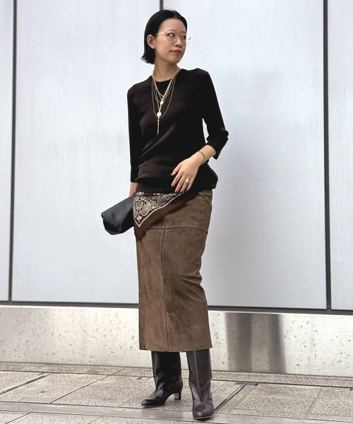 EVERYDAY I LIKE. スエードタイトスカート 36｜EVERYDAY I LIKE