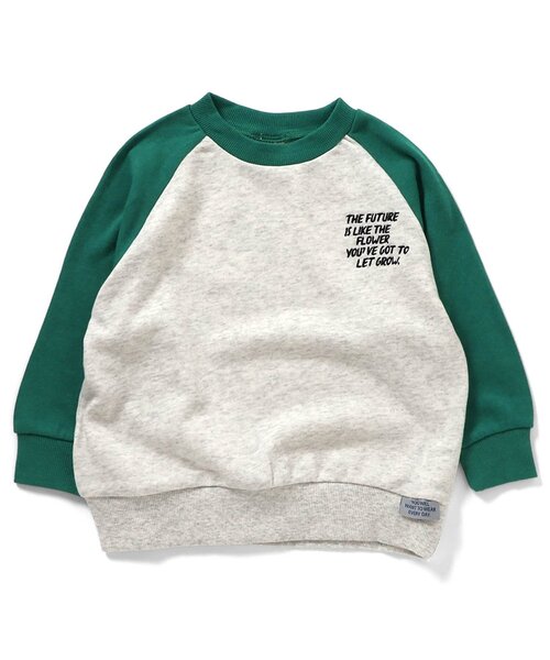 BREEZE(ブリーズ)の「【WEB限定/ジュニア対応】ラグランワンポイントトレーナー(スウェット・キッズ・グリーン/ネイビー/グレー/ブラック/チャコール/ベージュ・140/150/160/110/90/100/120/130)」の17枚目の写真
