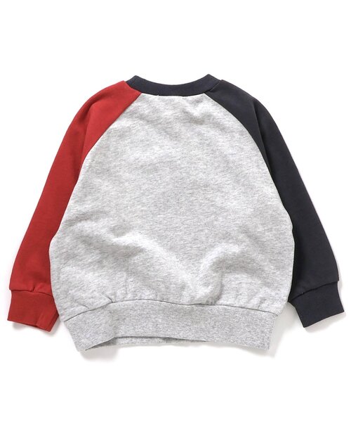 BREEZE(ブリーズ)の「【WEB限定/ジュニア対応】ラグランワンポイントトレーナー(スウェット・キッズ・グリーン/ネイビー/グレー/ブラック/チャコール/ベージュ・140/150/160/110/90/100/120/130)」の20枚目の写真