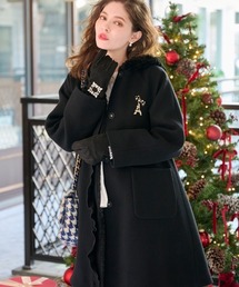 フードファーウールコート（その他アウター）｜Chesty（チェス