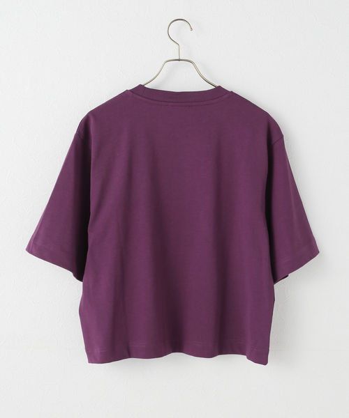 BAUM UND PFERDGARTEN（バウムウンドヘルガーデン）の「BAUM UND PFERDGARTEN/バウム ウンド ヘルガーデン logo tee JANINA24502（Tシャツ/カットソー・レディース・パープル・FREE）」の2枚目の写真