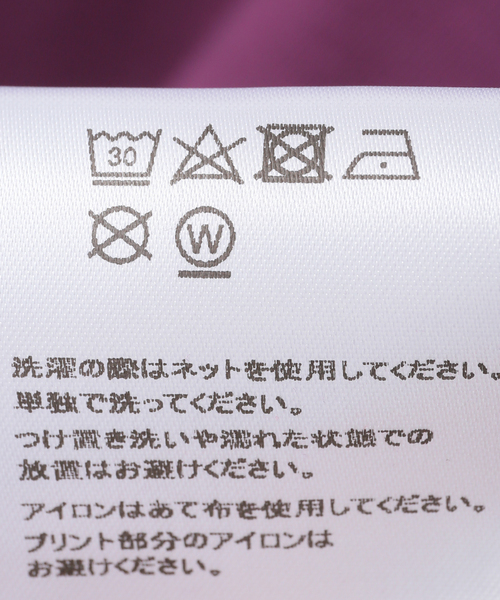 BAUM UND PFERDGARTEN（バウムウンドヘルガーデン）の「BAUM UND PFERDGARTEN/バウム ウンド ヘルガーデン logo tee JANINA24502（Tシャツ/カットソー・レディース・パープル・FREE）」の5枚目の写真