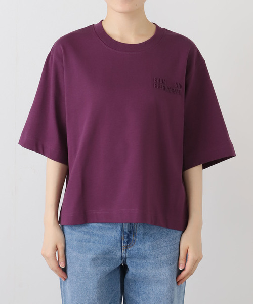 BAUM UND PFERDGARTEN（バウムウンドヘルガーデン）の「BAUM UND PFERDGARTEN/バウム ウンド ヘルガーデン logo tee JANINA24502（Tシャツ/カットソー・レディース・パープル・FREE）」の7枚目の写真