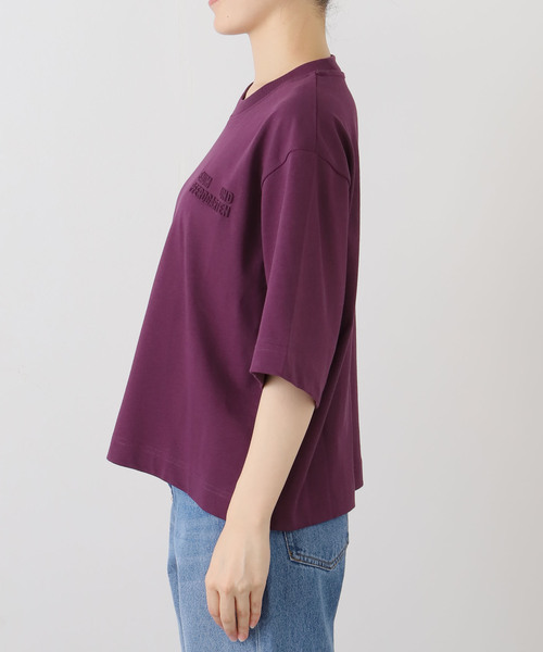 BAUM UND PFERDGARTEN（バウムウンドヘルガーデン）の「BAUM UND PFERDGARTEN/バウム ウンド ヘルガーデン logo tee JANINA24502（Tシャツ/カットソー・レディース・パープル・FREE）」の8枚目の写真