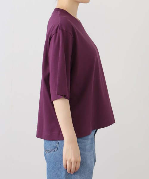 BAUM UND PFERDGARTEN（バウムウンドヘルガーデン）の「BAUM UND PFERDGARTEN/バウム ウンド ヘルガーデン logo tee JANINA24502（Tシャツ/カットソー・レディース・パープル・FREE）」の10枚目の写真