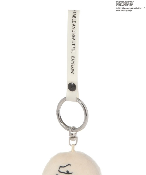 PEANUTS（ピーナッツ）の「【PEANUTS×BAYFLOW】ヌイグルミチャーム（クッション/クッションカバー・レディース・ホワイト/ブラウン・ONESIZE）」の7枚目の写真