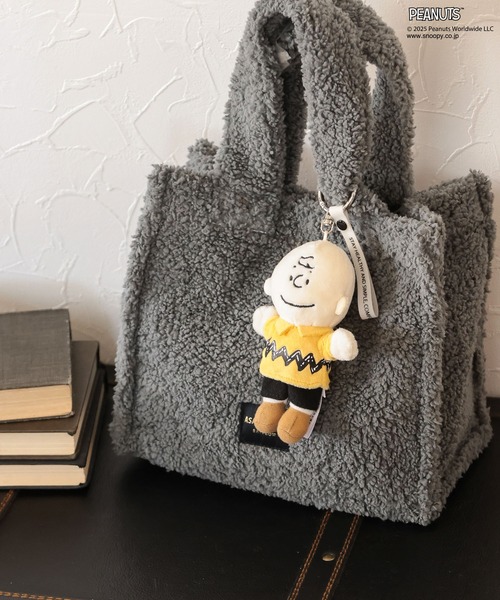 PEANUTS（ピーナッツ）の「【PEANUTS×BAYFLOW】ヌイグルミチャーム（クッション/クッションカバー・レディース・ホワイト/ブラウン・ONESIZE）」の18枚目の写真