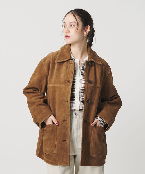セール】スエード カバーオール ジャケット（カバーオール
