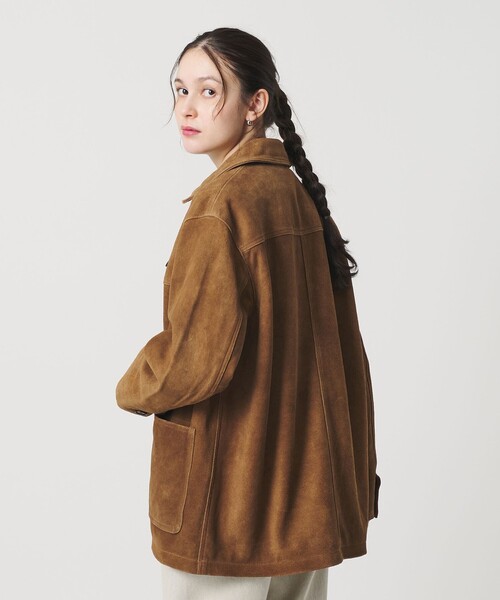 BEAUTY&YOUTH UNITED ARROWS（ビューティーアンドユースユナイテッドアローズ）の「スエード カバーオール ジャケット（カバーオール・レディース・ブラウン系・S/XS/M）」の15枚目の写真