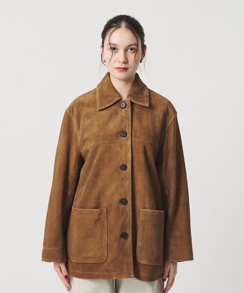 BEAUTY&YOUTH UNITED ARROWS（ビューティーアンドユースユナイテッドアローズ）の「スエード カバーオール ジャケット（カバーオール・レディース・ブラウン系・S/XS/M）」の18枚目の写真