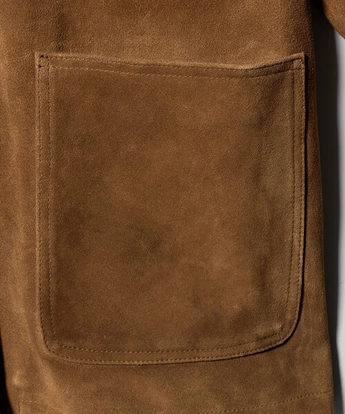 BEAUTY&YOUTH UNITED ARROWS（ビューティーアンドユースユナイテッドアローズ）の「スエード カバーオール ジャケット（カバーオール・レディース・ブラウン系・S/XS/M）」の8枚目の写真