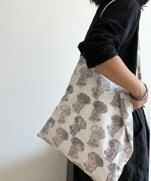 FUNALIVE（ファンアライブ）の「アニマルプリント トートバッグ 象と虎（トートバッグ）」