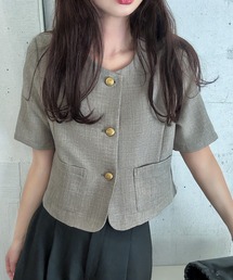 LAUIR（ラウアー）の「ノーカラージャケット（ノーカラージャケット）」