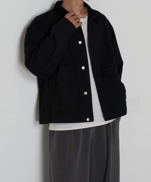 襟コーデュロイ切替ジャケット（その他アウター）｜CIAOPANIC（チャオ