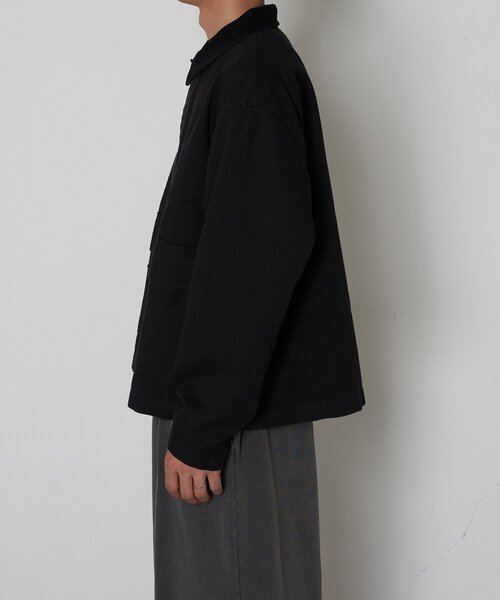 CIAOPANIC(チャオパニック)の「襟コーデュロイ切替ジャケット(その他アウター・レディース・ブラック/ブラウン・LARGE/MEDIUM)」の11枚目の写真