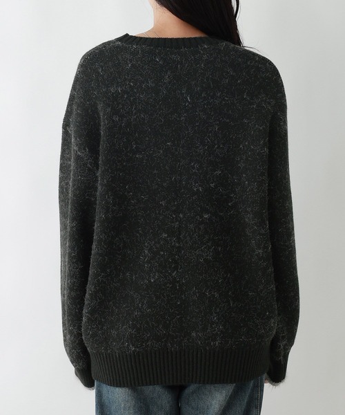 RAGEBLUE（レイジブルー）の「フェザーロゴニットプルオーバー（ニット/セーター・レディース・グレー/ブルー/ブラック・FREE）」の17枚目の写真