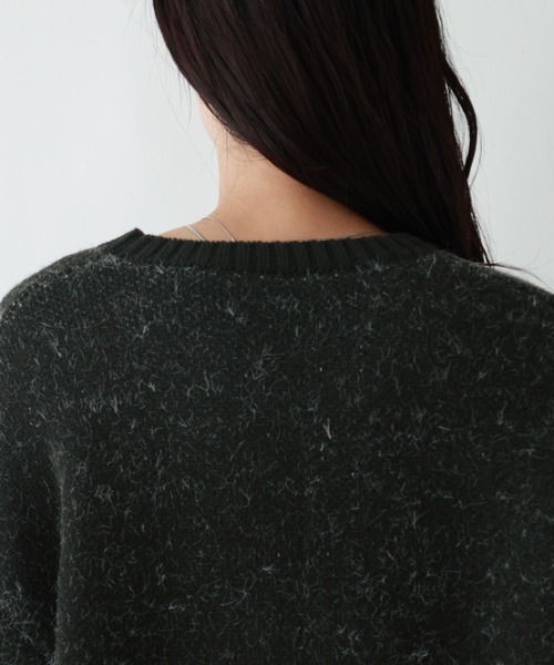 RAGEBLUE（レイジブルー）の「フェザーロゴニットプルオーバー（ニット/セーター・レディース・グレー/ブルー/ブラック・FREE）」の18枚目の写真