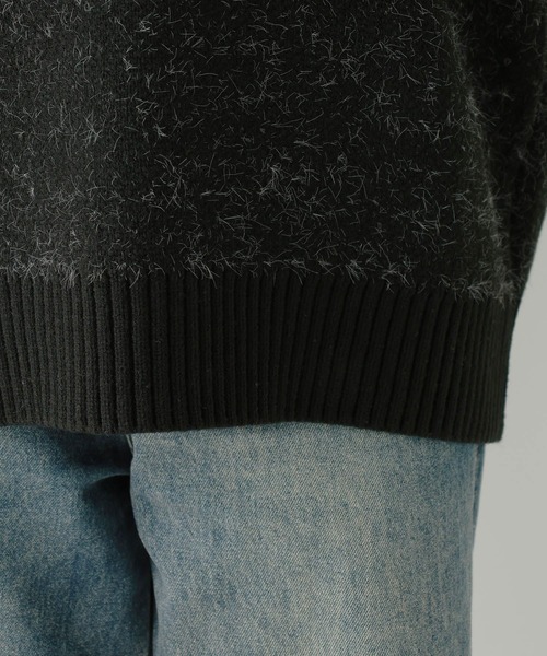 RAGEBLUE（レイジブルー）の「フェザーロゴニットプルオーバー（ニット/セーター・レディース・グレー/ブルー/ブラック・FREE）」の21枚目の写真