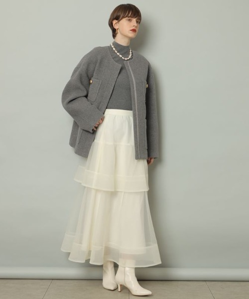 CADUNE（カデュネ）の「オーガンフレアスカート（スカート）」 - WEAR