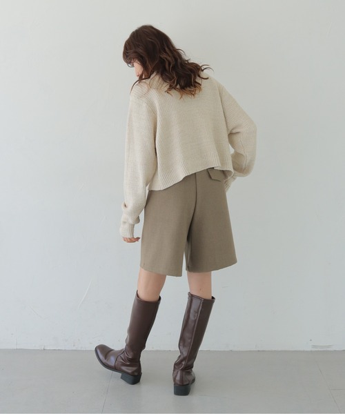 CLEIO（クレイオ）の「【CLEIO】ツイードライク金ボタンカーディガン TWEED-LIKE GOLD BUTTON CARDIGAN/986-14613（Tシャツ/カットソー・レディース・アイボリー/ネイビー/チャコール・FREE）」の16枚目の写真