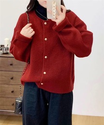 BLANC FICELLE（ブランフィセル）の「ノーカラー　ニットカーディガン（カーディガン/ボレロ・メンズ）」