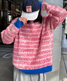 SOUNDSGOOOOD | 【SOUNDS GOOOOD】ロゴシャギーニット(ニット/セーター)