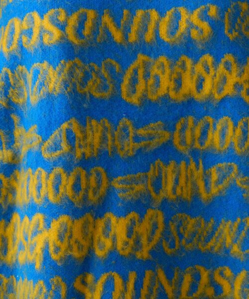 SOUNDSGOOOOD(サウンズグッド)の「【SOUNDS GOOOOD】ロゴシャギーニット(ニット/セーター・レディース・サックスブルー/イエロー/ピンク・ONE SIZE)」の15枚目の写真