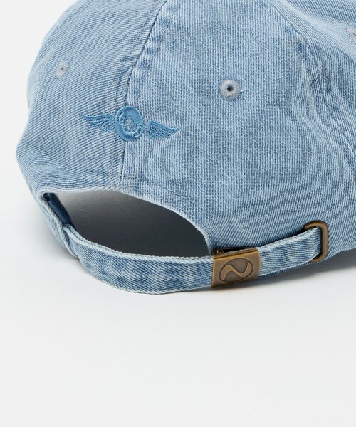 ASTRAET（アストラット）の「＜BLUESCENTRIC＞GRIZZLIES デニム キャップ（キャップ・レディース・ブラック/ライトブルー・FREE）」の8枚目の写真