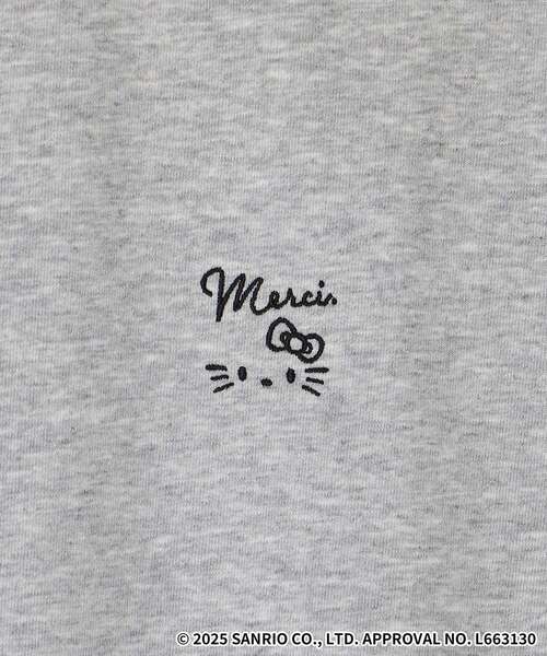 le.coeur blanc（ルクールブラン）の「【HELLO KITTY】刺繍ドッキングプルオーバー（Tシャツ/カットソー・レディース・グレー/ネイビー・38）」の22枚目の写真