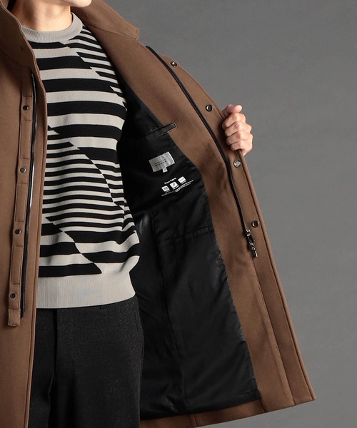 MONSIEUR NICOLE（ムッシュニコル）の「ダウンファブリック スタンドカラーコート（その他アウター・メンズ・ネイビー/キャメル・SMALL/MEDIUM/LARGE）」の10枚目の写真