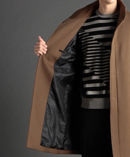 MONSIEUR NICOLE（ムッシュニコル）の「ダウンファブリック スタンドカラーコート（その他アウター・メンズ・ネイビー/キャメル・SMALL/MEDIUM/LARGE）」の11枚目の写真