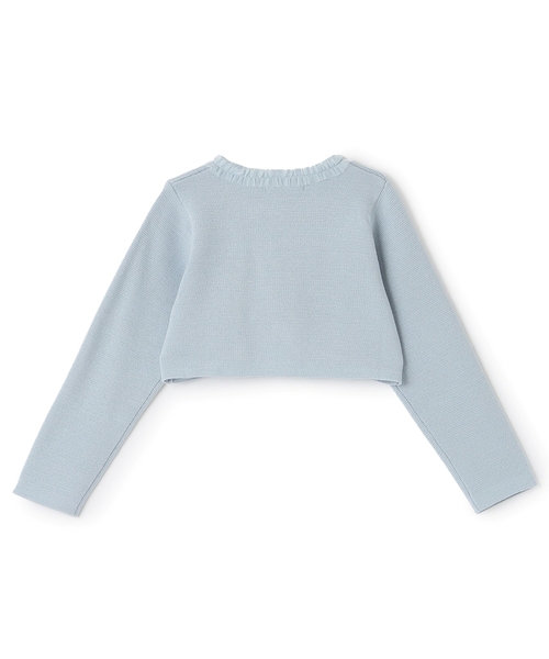 もも　メゾピアノ　ボレロ リボン刺繍ニットボレロ | mezzo piano (Baby&Kids)/メゾ ピアノ