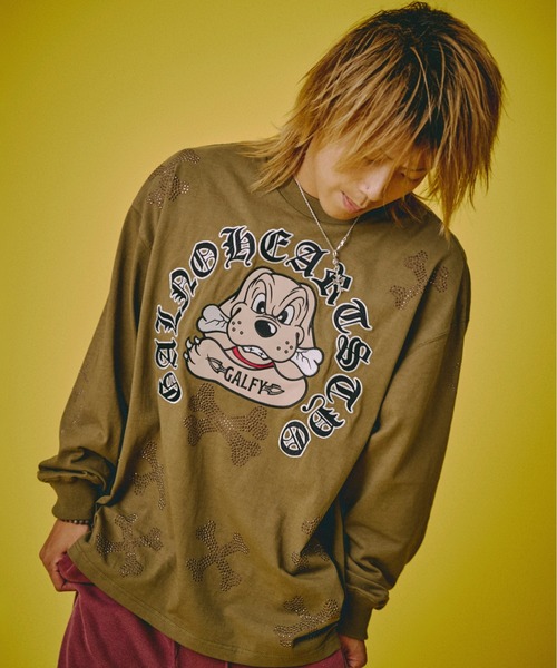 GALFY（ガルフィー）の「GALFY-ピカピカ骨骨ロンTee（Tシャツ/カットソー・メンズ・ホワイト/ブラック/グレー・XL/L）」の17枚目の写真
